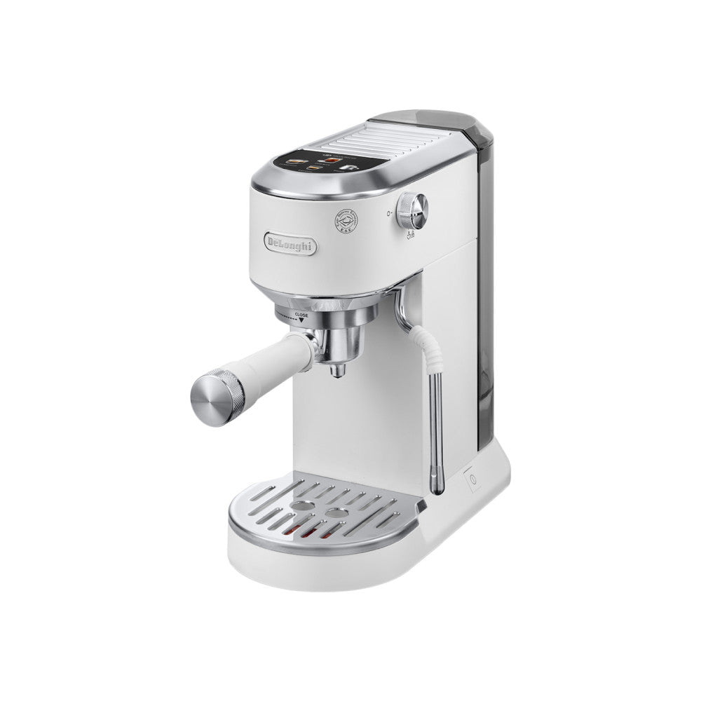 DeLonghi Dedica Duo EC890.WI Espresso Coffee Machine – White