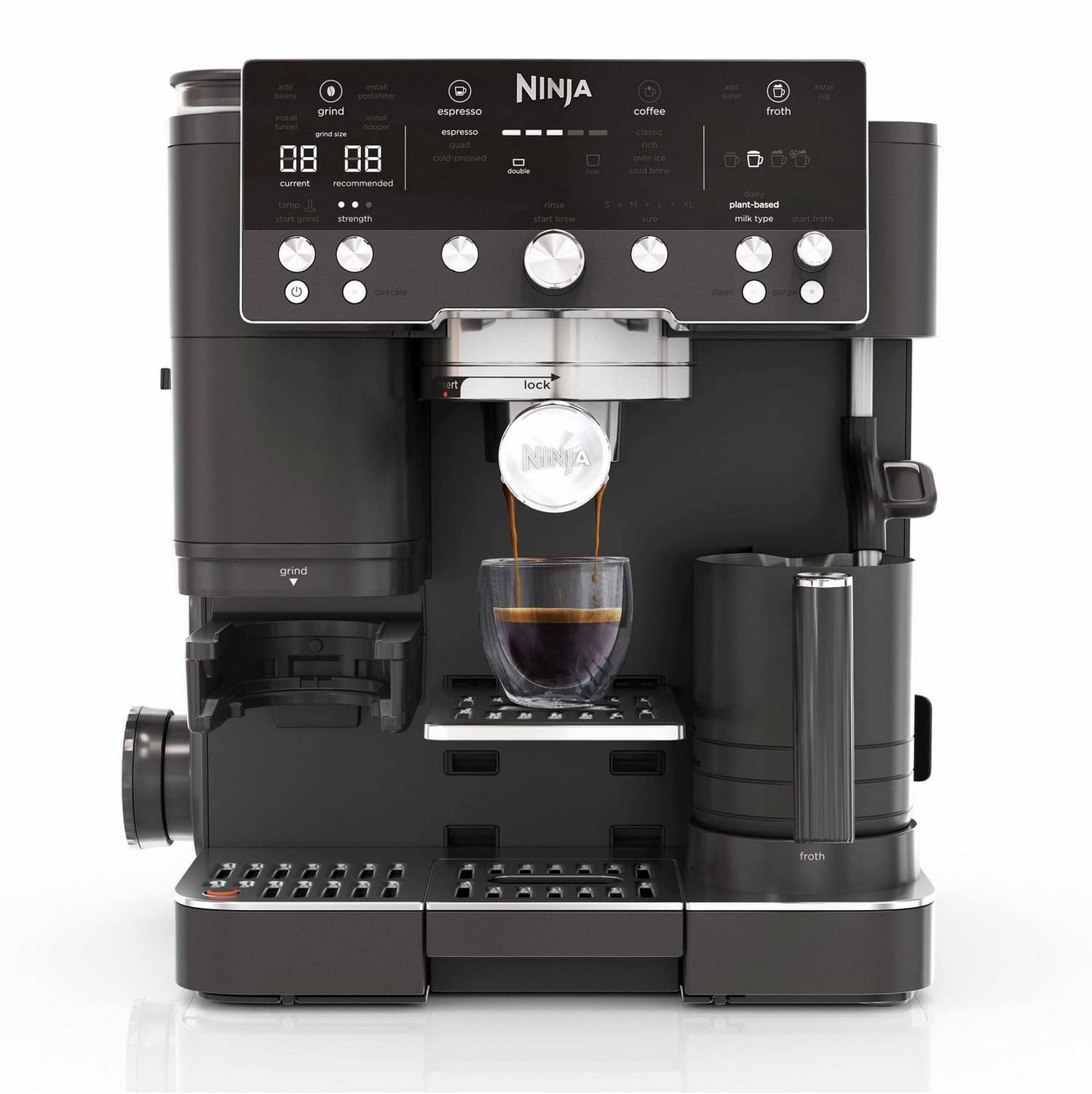 Black Ninja ES601UKBK Luxe Cafe Premier Coffee Machine