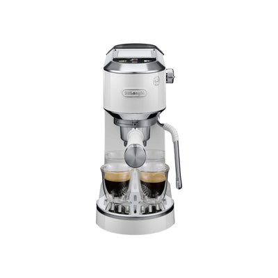 DeLonghi Dedica Duo EC890.WI Espresso Coffee Machine – White