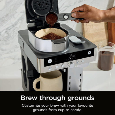 Ninja Prestige Dualbrew System CFN802UK Pod and Filter Coffee Machine - Black